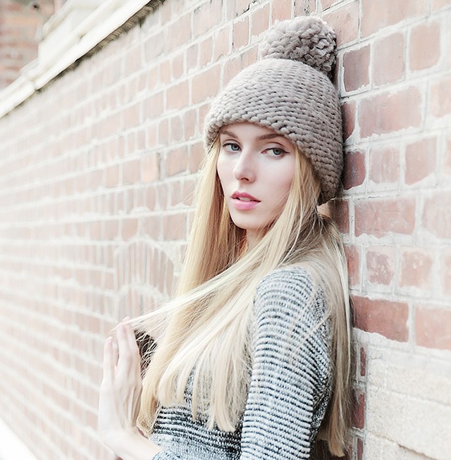 秋冬保暖又時髦,一頂針織帽就足夠! 秋冬保暖又時髦,一頂針織帽就足夠!